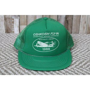 OSHKOSH FLY-IN International Aviation Convention Wittman Field 1988 Ballcap